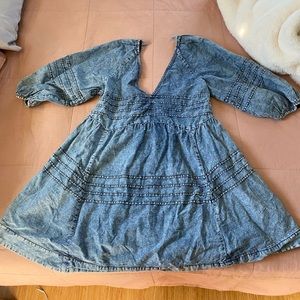 Free People Denim Dress Size Medium
